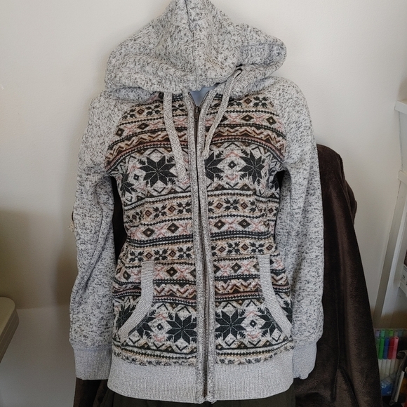 Knit Spring/Fall Hoodie - Picture 1 of 4